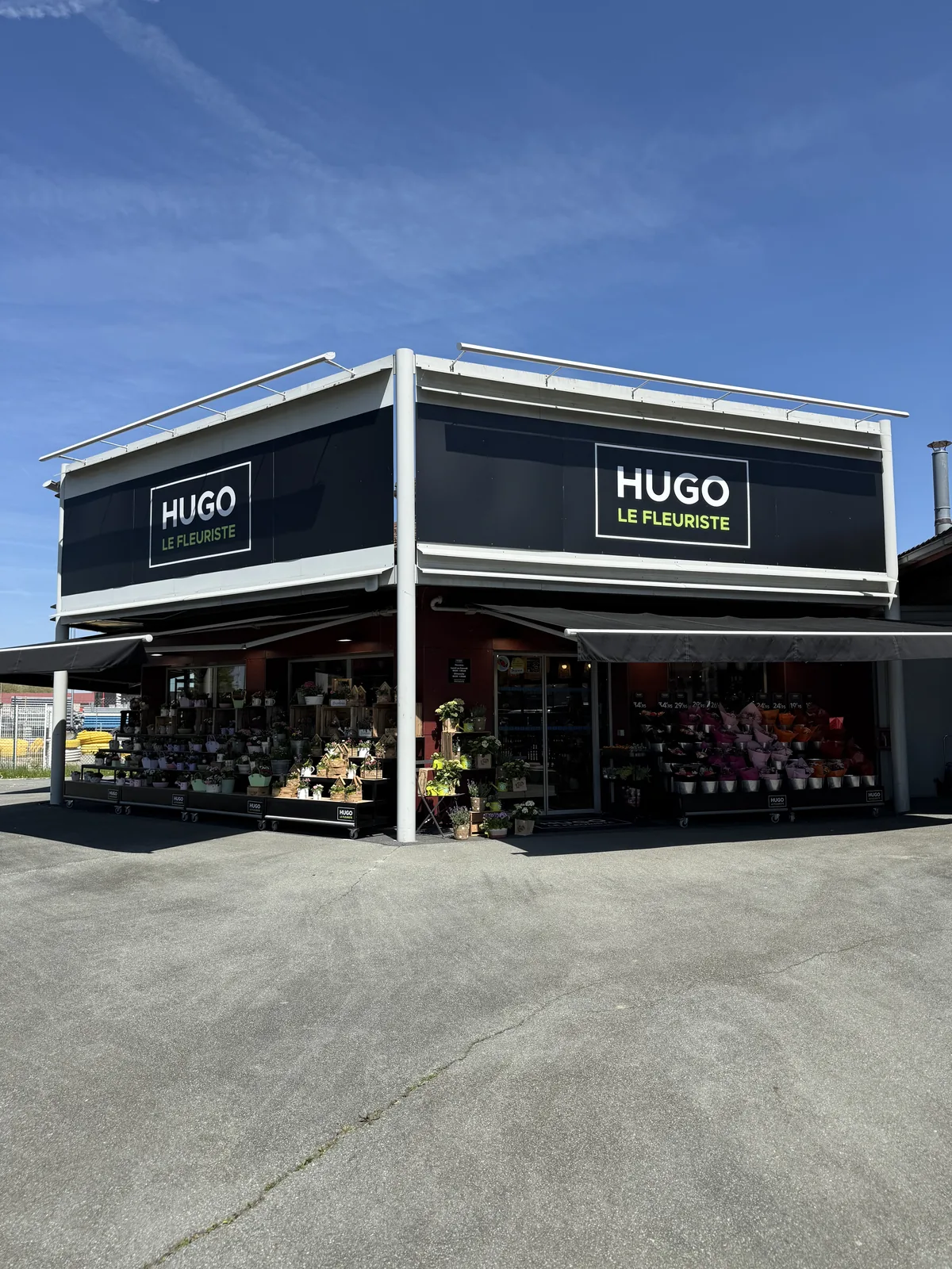 Devanture de la boutique Hugo le Fleuriste à Audincourt, 10A Allée du Chêne